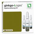 Ginkgo-Loges Injektionslösung D 4 Ampullen 10x2 ml