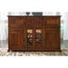 MacKenzie-Dow English Pub 74" Wide 5 Drawer Cherry Wood Sideboard Wood in White | 49 H x 74 W x 20 D in | Wayfair 1-1345_AntiqueWhite