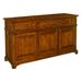 MacKenzie-Dow English Pub 65.5" Wide Cherry Wood Sideboard Wood in Red | 36.375 H x 65.5 W x 19.5 D in | Wayfair 1-1302_VintageRed