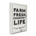 Gracie Oaks Black & White Farm Fresh Country Life by Daphne Polselli - Graphic Art Print on in Black/Brown/White | 20 H x 16 W x 1.5 D in | Wayfair