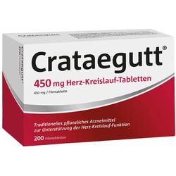 Crataegutt 450 mg Herz-Kreislauf-Tabletten 200 St Filmtabletten