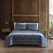 Eddie Bauer Creek Reversible Quilt Set Polyester/Polyfill/Cotton in Blue | Full/Queen Quilt + 2 Shams | Wayfair USHSA91076140