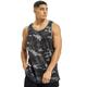 Urban Classics Herren Tanktop Camo Mesh Tanktop, lässiges Tanktop für Männer, Camouflage-Print, darkcamo, S