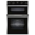 NEFF U1ACE2HN0B N50 Double Oven with EasyClean and Cliprails, Stainless Steel