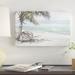 Trademark Fine Art 'Boat on Beach' Print Canvas in Blue | 16 H x 24 W x 2 D in | Wayfair ALI9083-C1624GG