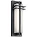 Kichler Manhattan 16"H Textured Black LED Outdoor Wall Light