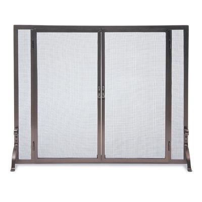 Full Height Fireplace Screen - Small, Matte Black Small - Frontgate