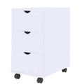 vidaXL Drawer Unit 45x33x60 cm White