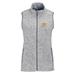 Women's Heather Gray Wisconsin-Stevens Point Pointers Summit Fleece Full Zip Sweater Vest