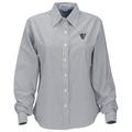 Women's Gray Maine Black Bears Velocity Oxford Plus Size Button-Up Long Sleeve Shirt