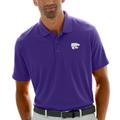 Men's Purple Kansas State Wildcats Textured Stripe Polo