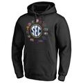 Men's Fanatics Branded Black SEC Gear Athletics Pullover Hoodie