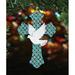 The Holiday Aisle® White Doves Cross Hanging Shaped Wood Ornament Wood in Brown | 5 H x 5 W x 1 D in | Wayfair 902AA4A4EF6145139B3F6DDF251EAA4D