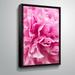 House of Hampton® 'Peony Bloom' Photographic Print on Canvas Canvas, Glass in White | 36 H x 24 W x 2 D in | Wayfair