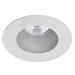 WAC Lighting Oculux Shower Recessed Trim in White | 4.75 H x 4.75 W in | Wayfair R3BRD-F930-HZWT