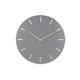 Karlsson Silent Clocks KA5716GY, Metal, Grey, 5x42x42 cm