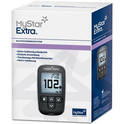 Mystar Extra Blutzuckermessgerät Set mg/dl 1 St Gerät Image