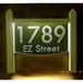 EZ Street Signs 2-Line Lawn Address Sign Plastic in Green | 15.5 H x 14 W x 2.5 D in | Wayfair 9mw-1