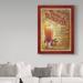 Winston Porter 'Tequila Sunrise' Vintage Advertisement on Wrapped Canvas in White/Black | 47 H x 35 W x 2 D in | Wayfair