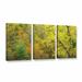 Charlton Home® Autumn Forest 3 Piece Photographic Print on Wrapped Canvas Set Canvas in White | 18 H x 36 W x 2 D in | Wayfair CHLH7660 33341230