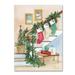 The Holiday Aisle® 'Night Before Christmas II' Print on Wrapped Canvas in White/Black | 47 H x 35 W x 2 D in | Wayfair