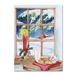 The Holiday Aisle® 'Night Before Christmas IV' Print on Wrapped Canvas in Blue/Brown/Red | 24 H x 18 W x 2 D in | Wayfair