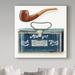 Winston Porter Pipe & Tobacco by Lisa Audit - Advertisement Print on Canvas in Blue/White | 14 H x 14 W x 2 D in | Wayfair