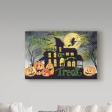 The Holiday Aisle® Haunting Halloween Night VI by Kathleen Parr McKenna - Wrapped Canvas Graphic Art Print Canvas in White | Wayfair