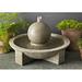 One Allium Way® Kaelyn Concrete Sphere Fountain | 9.25 H x 16.25 W x 16.25 D in | Wayfair DED1301E97CC4CF0B3AE1F2A51C4222E