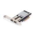 DIGITUS IO-Karte - PCIe - SFP+ Netzwerk-Karte - 2-Port - 10 Gigabit Ethernet - 10 Gbit/s - PCI-Express