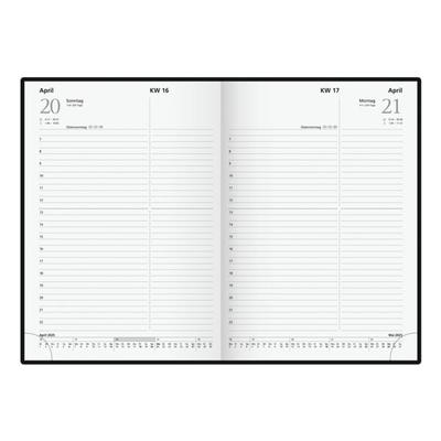 Buchkalender A5 »Chefplaner 2025« blau, rido, 15.3x21x2.7 cm