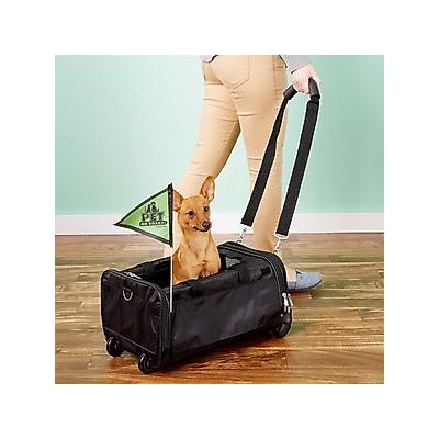 Richell Pink/Brown Pet Travel Carrier, 18.5 L X 12.4  W X 11.2 H