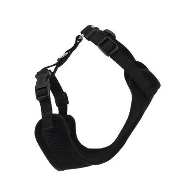 Comfort Soft Mesh Cat Harness, Black, 11 to 14-in chest