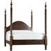 MacKenzie-Dow English Pub Solid Wood Four Poster Standard Bed Wood in Brown | 84 H x 77.5 W x 92 D in | Wayfair 1-3112_Natural