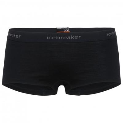 Icebreaker - Women's 200 Oasis Boy Shorts - Merinounterwäsche Gr M schwarz