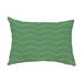 Breakwater Bay Greggs Stripe Outdoor Rectangular Pillow Cover & Insert Polyester/Polyfill blend in Green | 14 H x 20 W x 6 D in | Wayfair