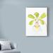 Bay Isle Home™ 'Small Orchid Beauty I' Acrylic Painting Print on Wrapped Canvas Metal in Gray/Green | 32 H x 24 W x 2 D in | Wayfair