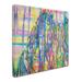 East Urban Home Kilamanjaro by Lauren Moss - Wrapped Canvas Print Canvas in Blue/Pink/Yellow | 24 H x 24 W x 2 D in | Wayfair