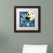 East Urban Home 'Halloween Witch' Framed Graphic Art Print Canvas in Blue | 18.75 H x 18.75 W in | Wayfair 9AB49DB5081F4DBEB1184CCFA7F19EC9