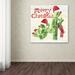 East Urban Home 'Xmas Cactus' Graphic Art Print on Wrapped Canvas in Green/Red | 14 H x 14 W x 2 D in | Wayfair 230E35C5BCE94588866ACA6C36964806