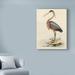 Highland Dunes Antique Heron II by World Art Group - Graphic Art Print on Canvas in White/Black | 47 H x 35 W x 2 D in | Wayfair