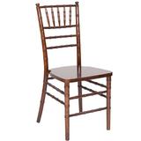 PRE Sales Chiavari Chair w/ Cushion Wood in Brown | 36.25 H x 16.25 W x 18 D in | Wayfair 1868