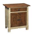 MacKenzie-Dow Yesterday River 1 Drawer Nightstand Wood in Brown/Red | 30.25 H x 28 W x 18 D in | Wayfair 6-3715_Malt