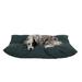 Zoey Tails Indoor/Outdoor Shebang Dog Pillow Polyester in Black | 44 W x 35 D in | Wayfair 01391