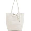 ER Traders Ltd Ladies Soft Italian Real Leather Shopper Tote Bag Women Girls Shoulder Bag (Beige)