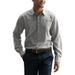 Men's Gray/White Georgia Southern Eagles Vansport Sandhill Dress Shirt