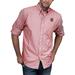 Men's Red/White Cornell Big Red NCAA Gingham Button-Down Check Shirt