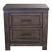 Birch Lane™ Lecco Nightstand Wood in Brown/Gray | 28 H x 28 W x 17 D in | Wayfair 4890D8D48A2A4A7B90837F5AC5D6416C