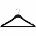 Rebrilliant Dennison Wood Non-Slip Hanger for Suit/Coat Wood in Black | 8.75 H x 17 W in | Wayfair 6E83EC0E1106484D9D6A0C918BEC99C6