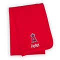 Infant Red Los Angeles Angels Personalized Blanket